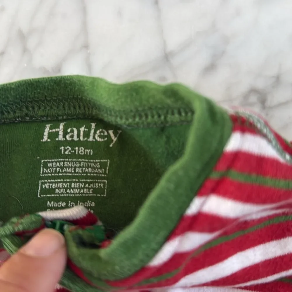 Hatley Christmas PJs Pajama Sz 6-12
